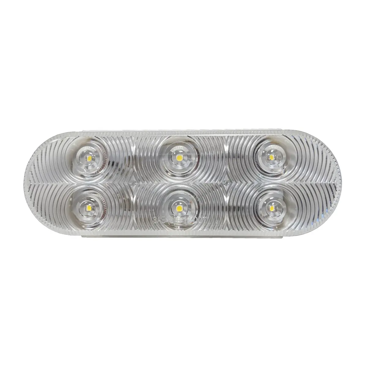 Uni-Bond Lighting Led2238-6C Led Oval Clear Back Up Lamp - 6-Dio 1