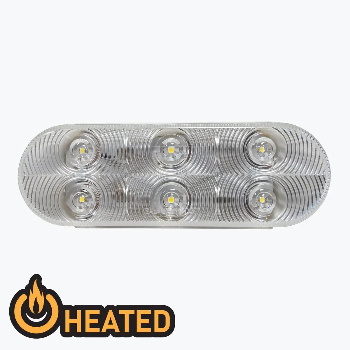 Uni-Bond Lighting Led2238h-6C Heated Led Oval Back Up Lamp 1