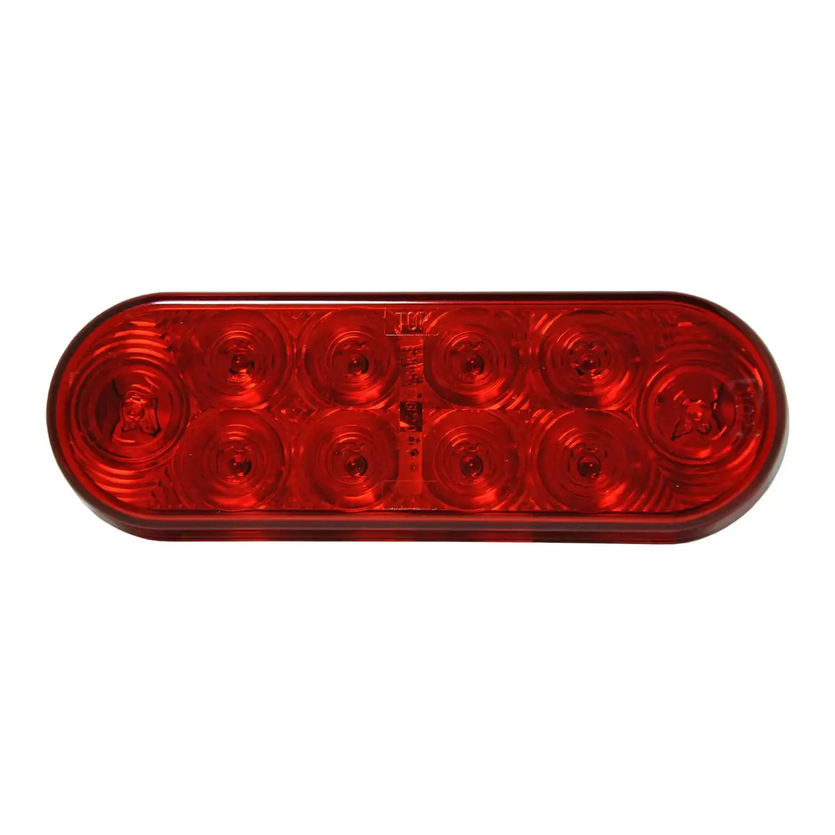 Uni-Bond Lighting Led2238s-10R Led Oval Stt Lamp Red - 10-Dio 1