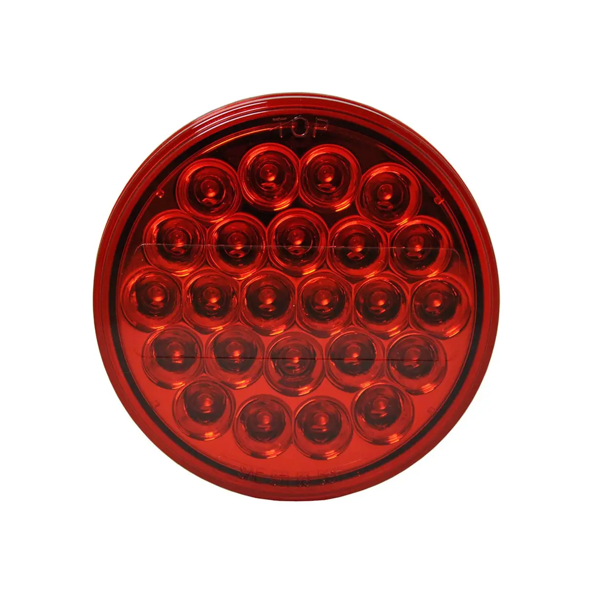 Uni-Bond Lighting Led4000-24R Led Round S/T/T Lamp - Red 1