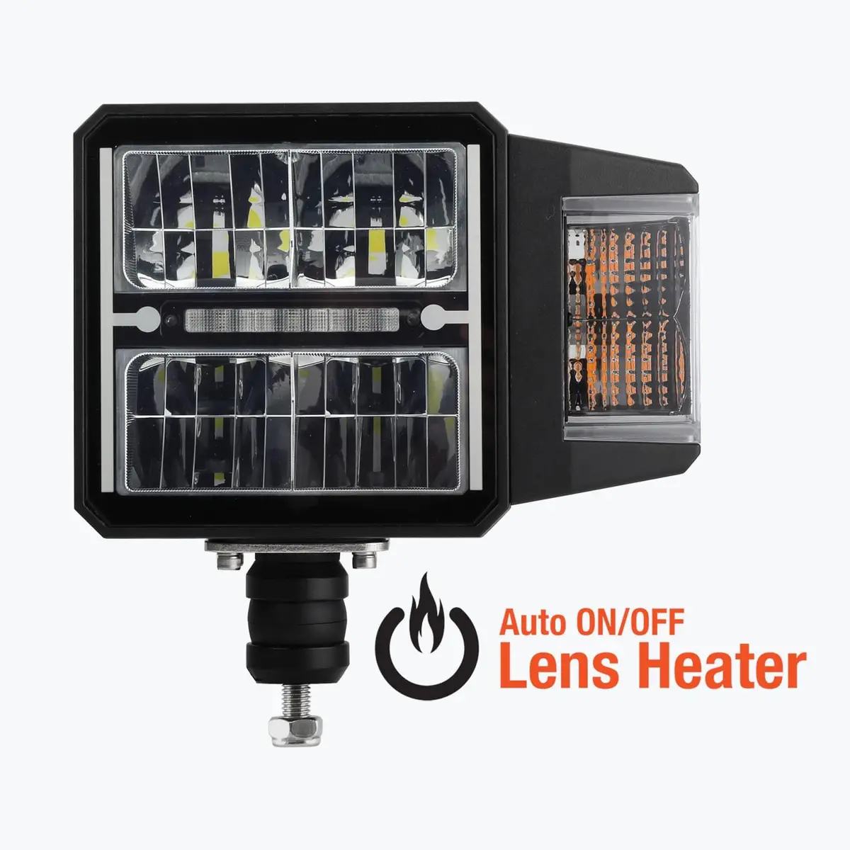 Uni-Bond Lighting Lwp6800h Heated Lens Led Snow Plow Light (Single) 1