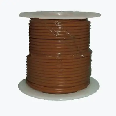 Uni-Bond Lighting W14100-Br 14Ga Wire 100Ft Roll-Bn 1