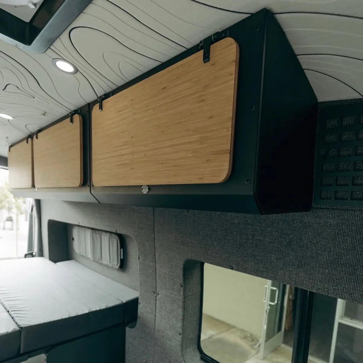Lost Hiway Ford Transit Overhead Cabinet 1