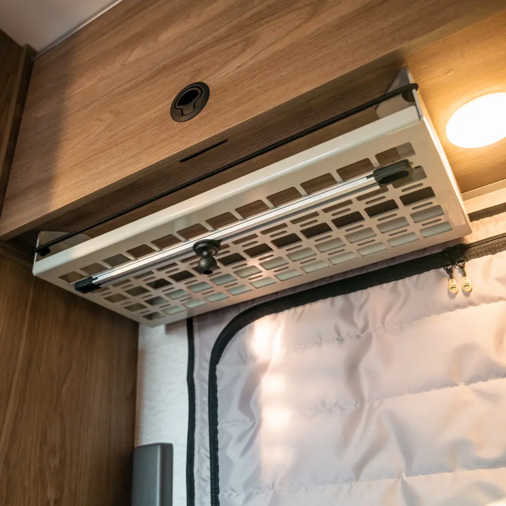 Canyon Adventure Vans Ekko Under Cabinet Shelf Driver Side 1