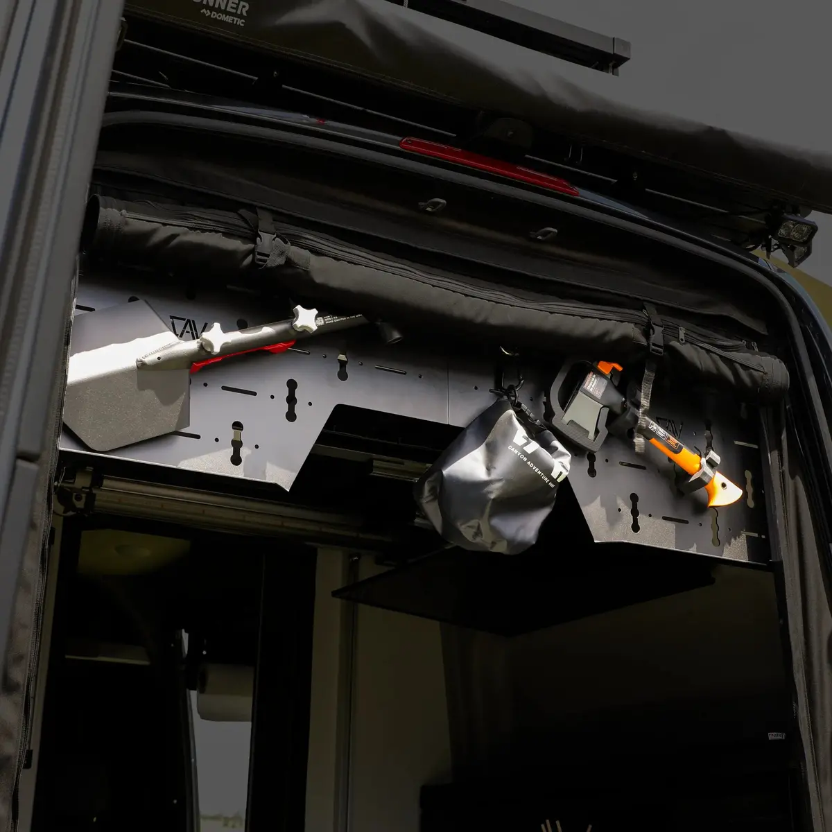 Canyon Adventure Vans Upper Gear Panel For '21 - '24 Revel 1