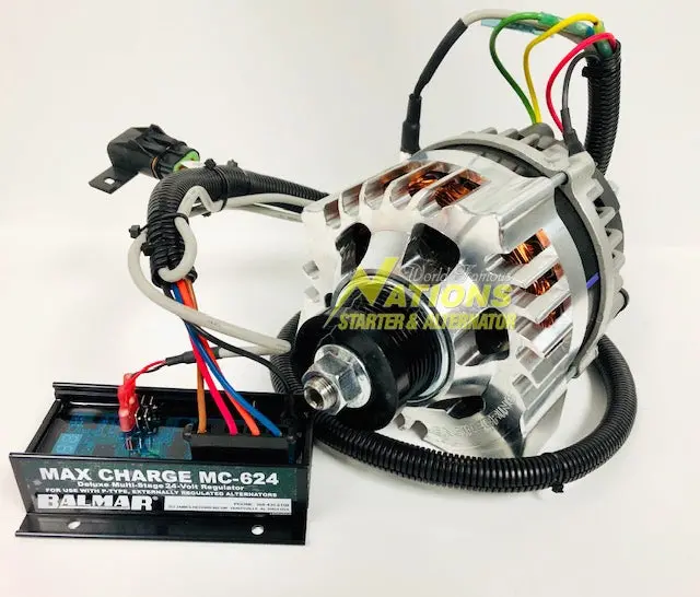 Nations Mercedes Sprinter Van Dual Alternator Kit With 24 Volt 150 Amp Alternator For Lithium Battery (2007-Up 3.0L Diesel) 1