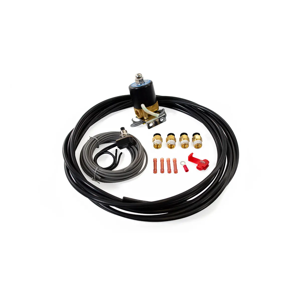 Hornblasters 1/4" Brass Electric Valve Kit 1