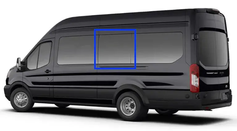 Vwd Ford Transit Van Fixed Window Medium / High Roof 2015+ Driver Side Middle (148"/148" Ext Wb) (Tl202-F) 1