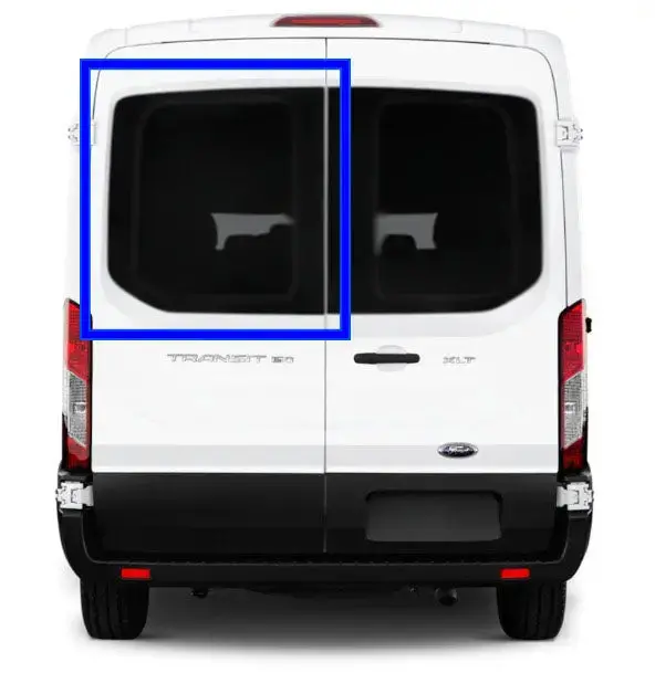 Vwd Ford Transit Van Fixed Window Medium / High Roof 2015+ Driver Side Rear Cargo Door (Tl215-F) 1