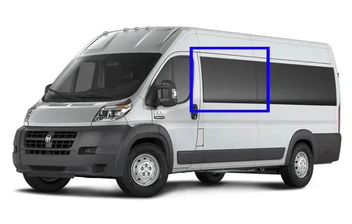 Vwd Ram Promaster Van Fixed Window 2014+ Driver Side Forward (Rl301-F) 1