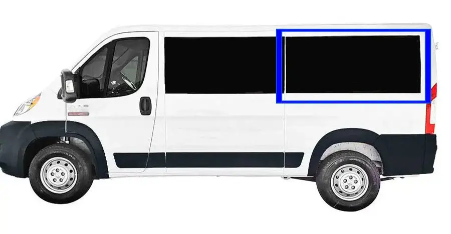 Vwd Ram Promaster Van Fixed Window 2014+ Driver Side Rear Quarter 136"Wb (Rl305-F) 1
