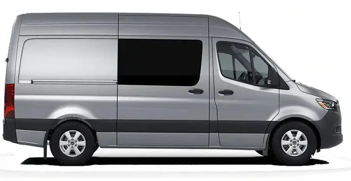 Vwd Mercedes Sprinter Van Fixed Window 2007+ Passenger Side Sliding Door (Sr101-F) 1