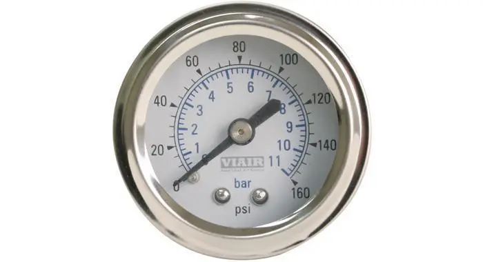 Viair 160 Psi 2" Single Needle Air Gauge - (90087 / 90088) 1