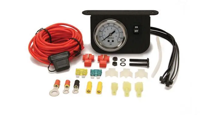 Viair 200 Psi Illuminated Dash Panel Gauge - (20065 / 20066) 1