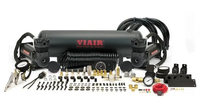 Viair Dual Stealth Black 480C Onboard Air System - 20022 1