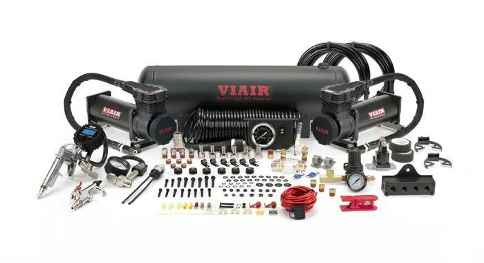 Viair Dual Stealth Black 485C Onboard Air System - 20185 1