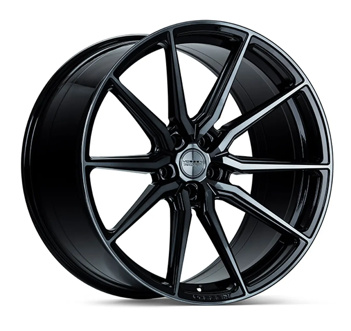 Vossen Hf-3 Tesla Model 3 20" Front And Rear Wheel And Tire Package - Double Dark Tint 1