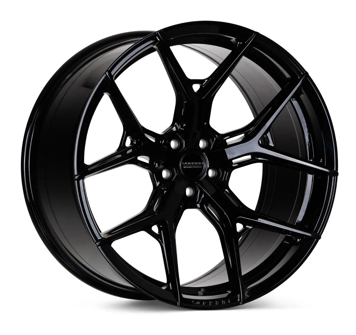 Vossen Hf-5 C8 Corvette 19" Front 20" Rear Wheel And Tire Package 1