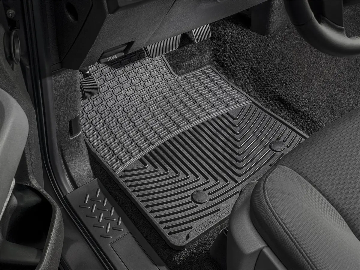 Weathertech W532 All Weather Floor Mats; Black; Rear; 1