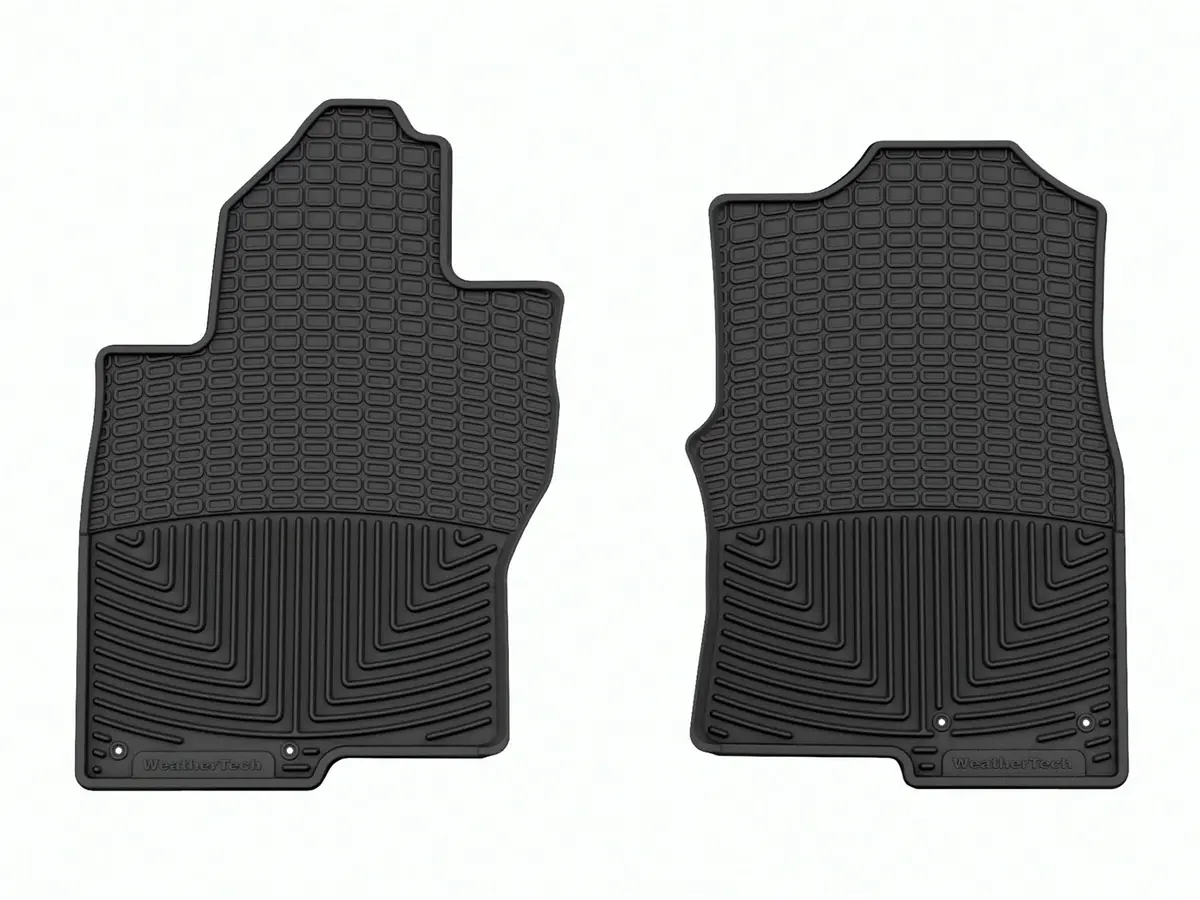 Weathertech W608 All Weather Floor Mats; Black; Front; 1