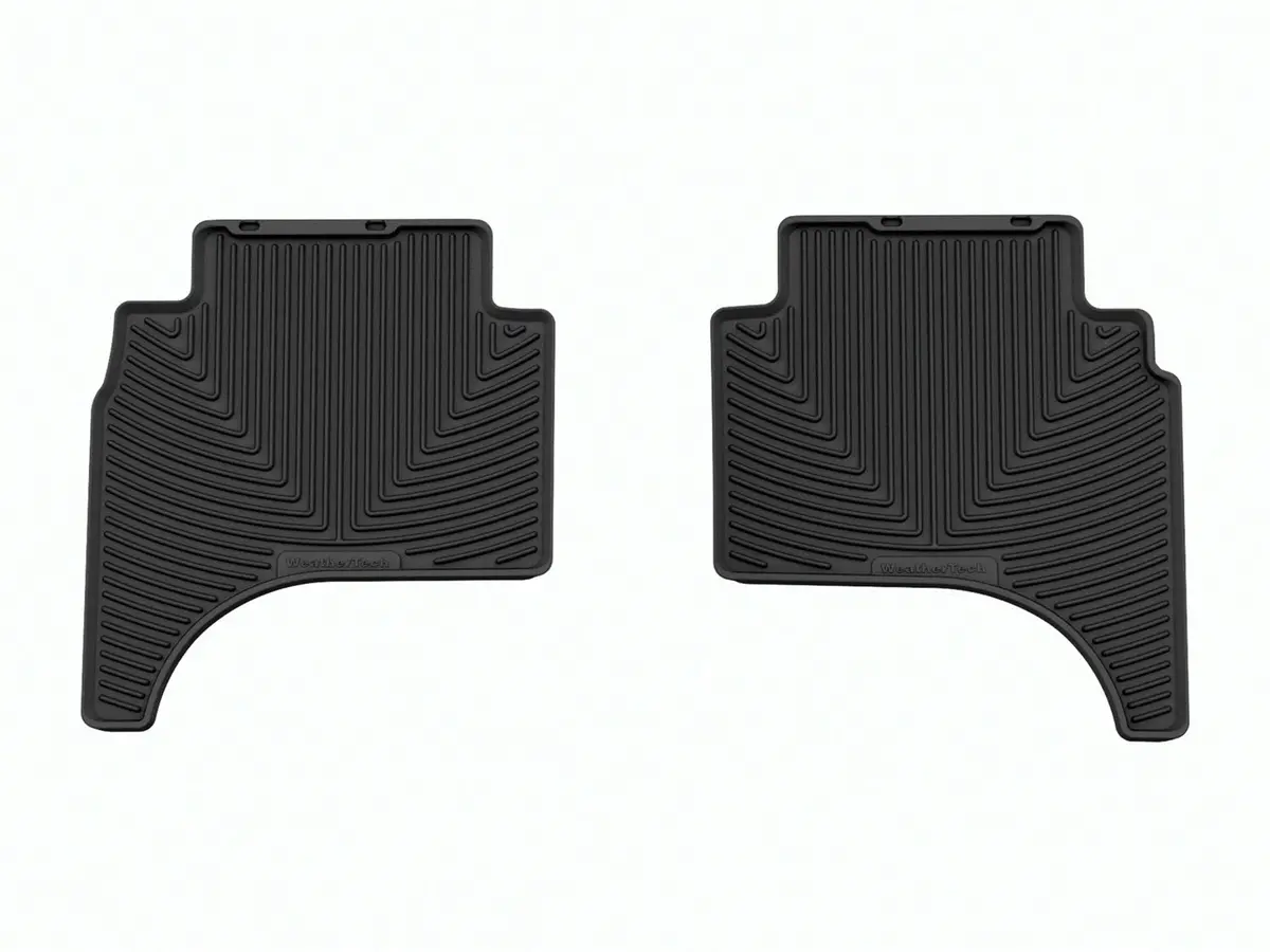 Weathertech W623 All Weather Floor Mats; Black; Rear; 1