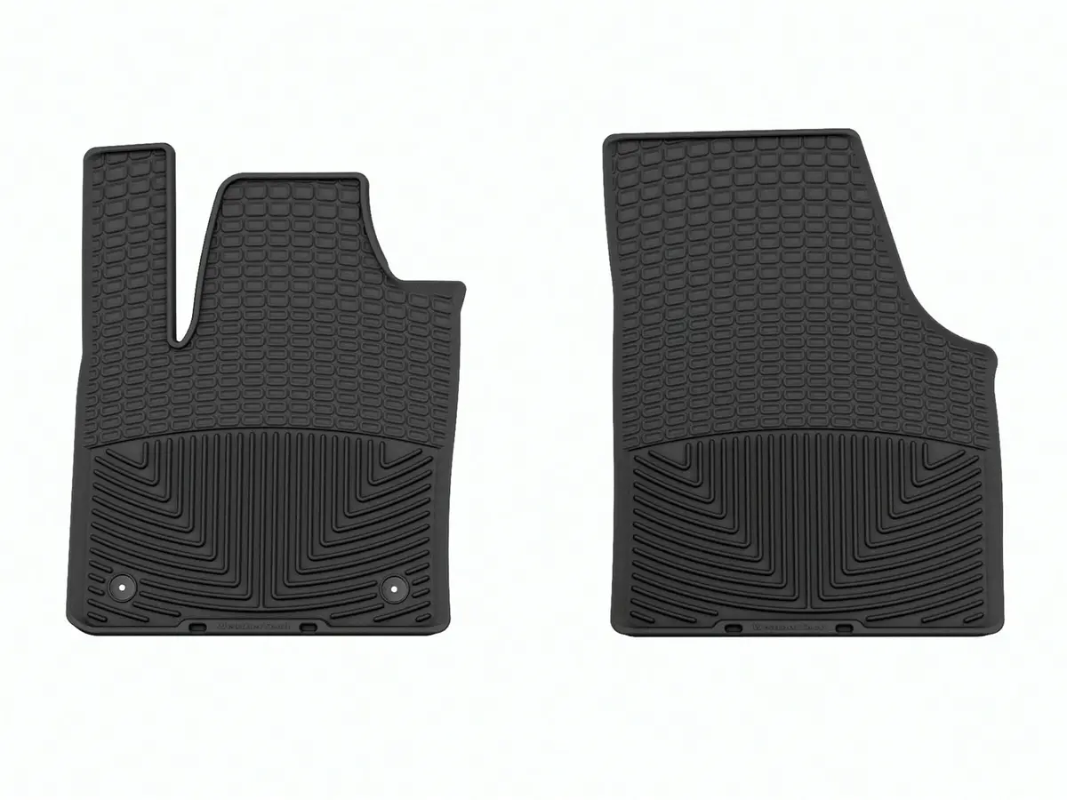 Weathertech W655 All Weather Floor Mats; Black; Front; 1