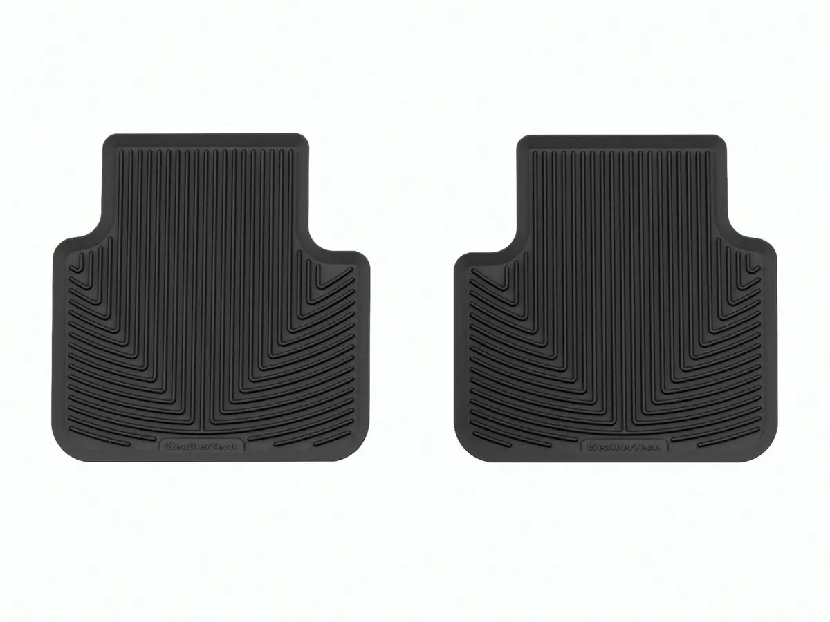 Weathertech W656 All Weather Floor Mats; Black; Rear; 1