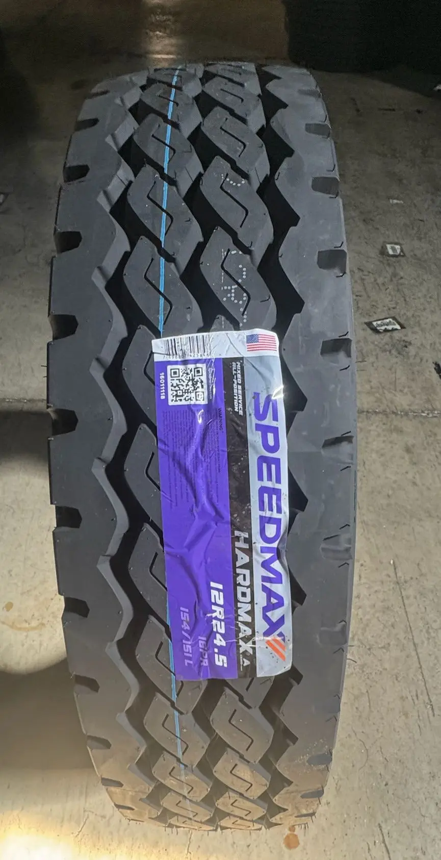 Tires 12R24.5 Speedmax Hardmax All Position Tl 18 Ply 154/151L 1