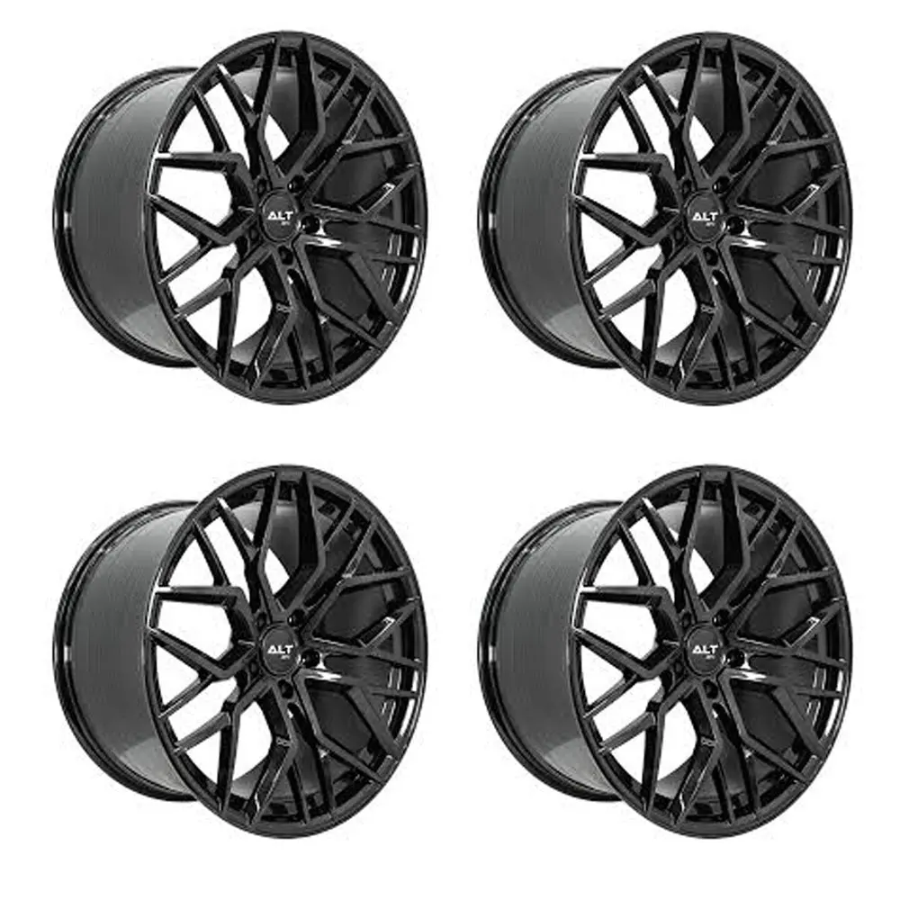 Alt Forged Velocity C8 Corvette 19" Front 20" Rear Wheel And Tire Package 1