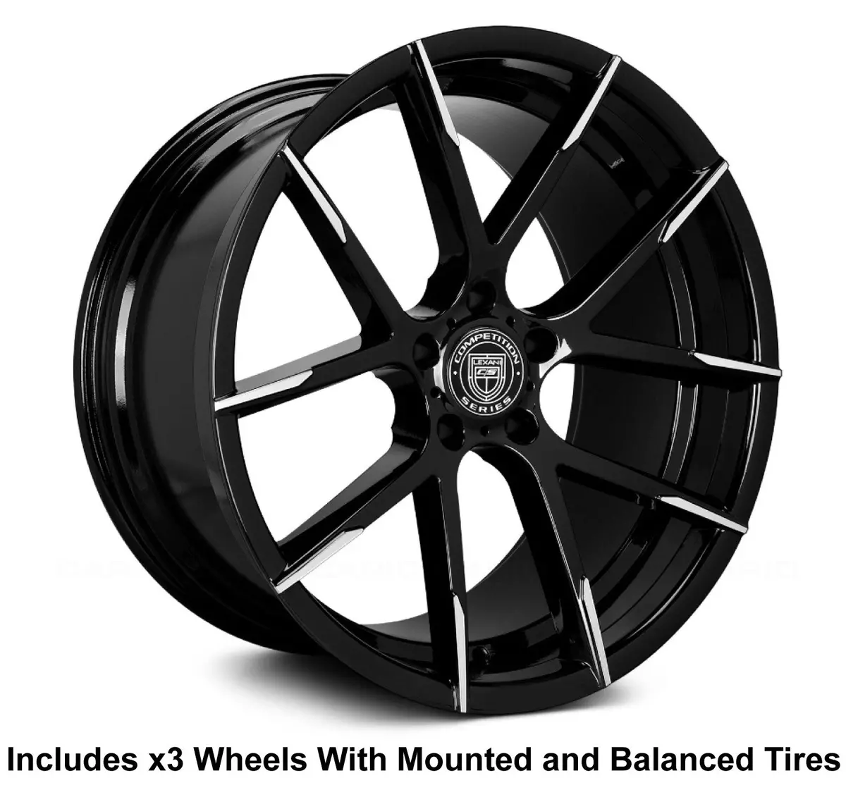 Lexani Stuttgart 22" Wheel And Tire Package 1