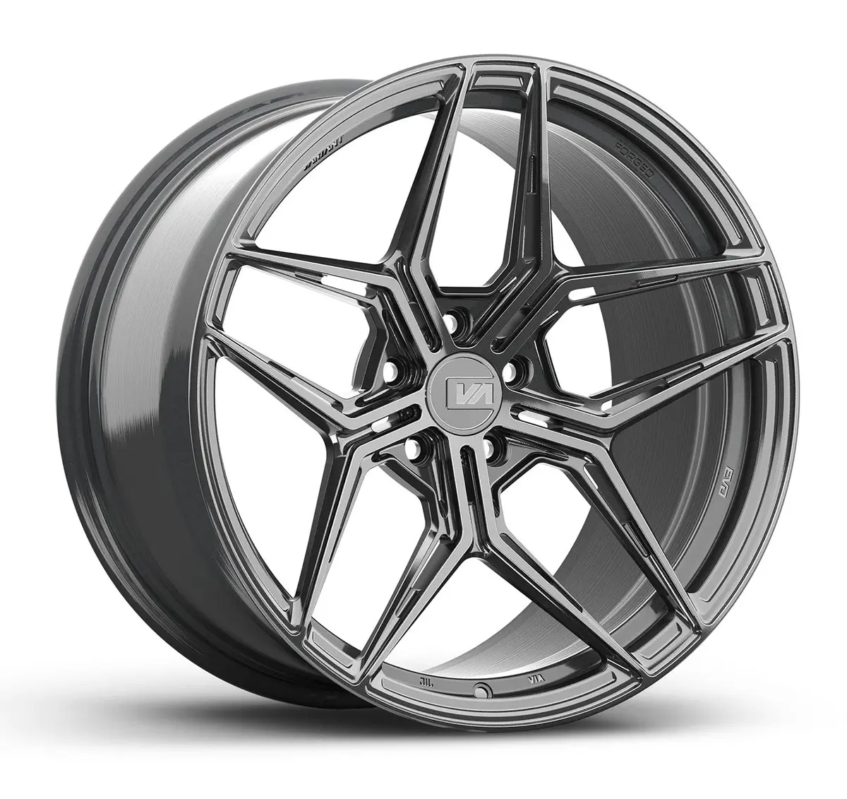 Variant Zeno Corvette 19" Front 20" Rear Wheel And Tire Package 1