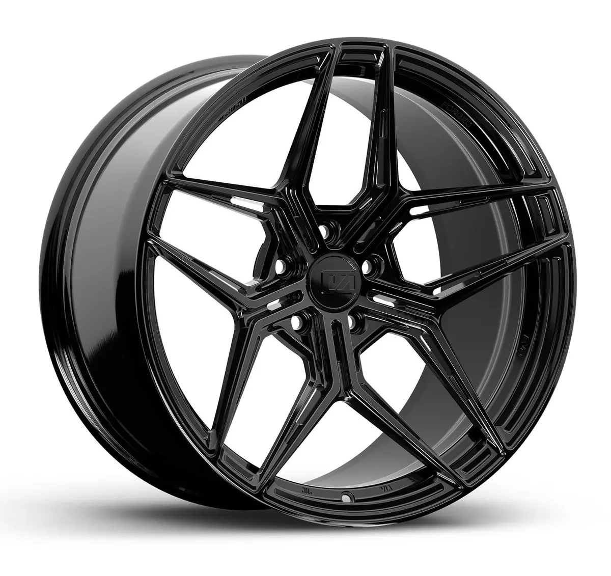Variant Zeno C8 Corvette 20X9" Front 21X12" Rear Wheel And Tire Package 1