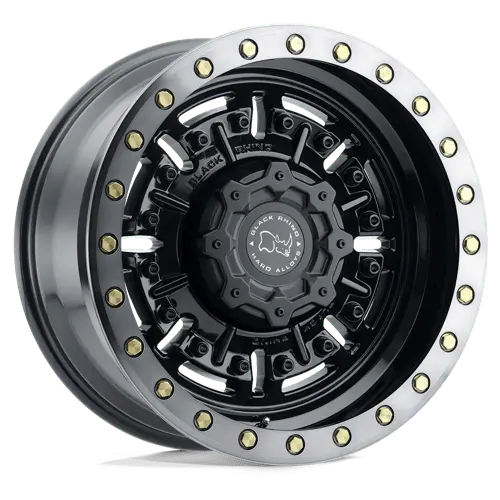 Black Rhino Wheels 1795Abr-85127B71 Br Abrams 17X9.5 5X127 -18 71 G-Blk Ddt 1