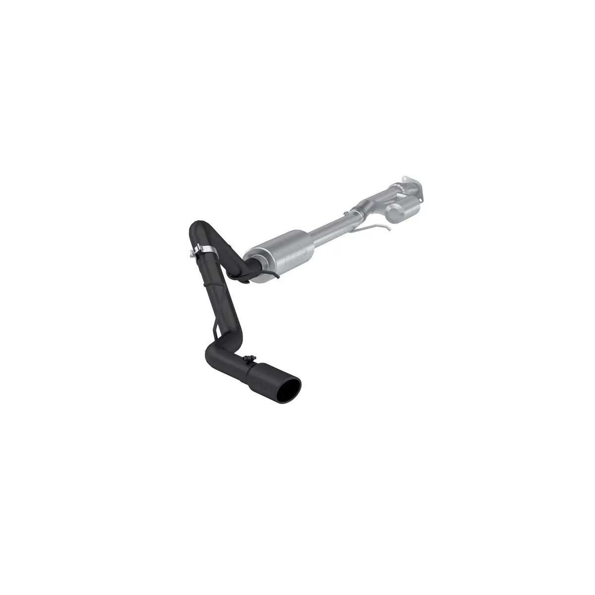 Mbrp Exhaust S5019blk 3In. Cat-Back. Single Side Exit. Black-Coated Aluminized Steel. 1