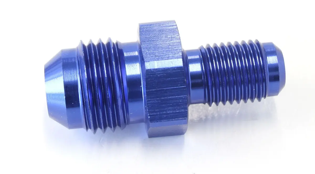 Af707-06 Inverted Flare Seat Adapter – Converts 3/8"-24 Threads To -6An Fittings 1