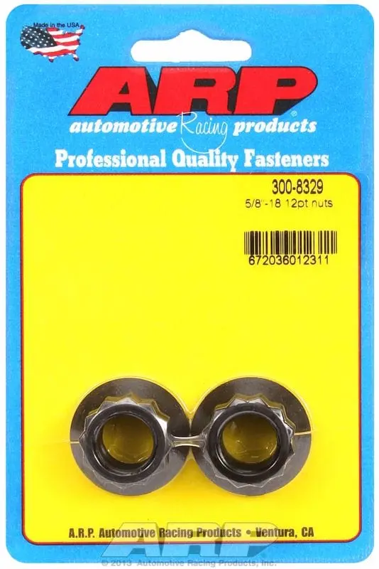 Ar300-8329 12-Point Chrome Moly Nut – Black Oxide Finish 1