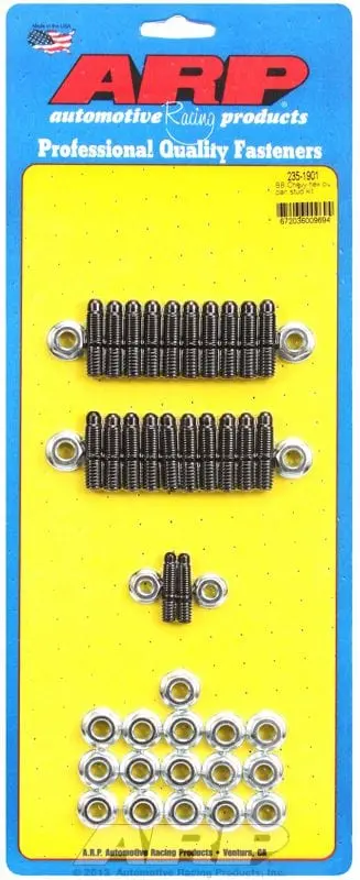 Hex Nut Oil Pan Stud Kit – Black Oxide Finish, 1901-Series Metric Thread 1