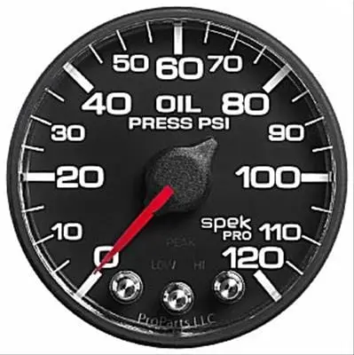 Autometer Spek-Pro Analog Dash Gauges – 2-1/16" Diameter (P32532) 1