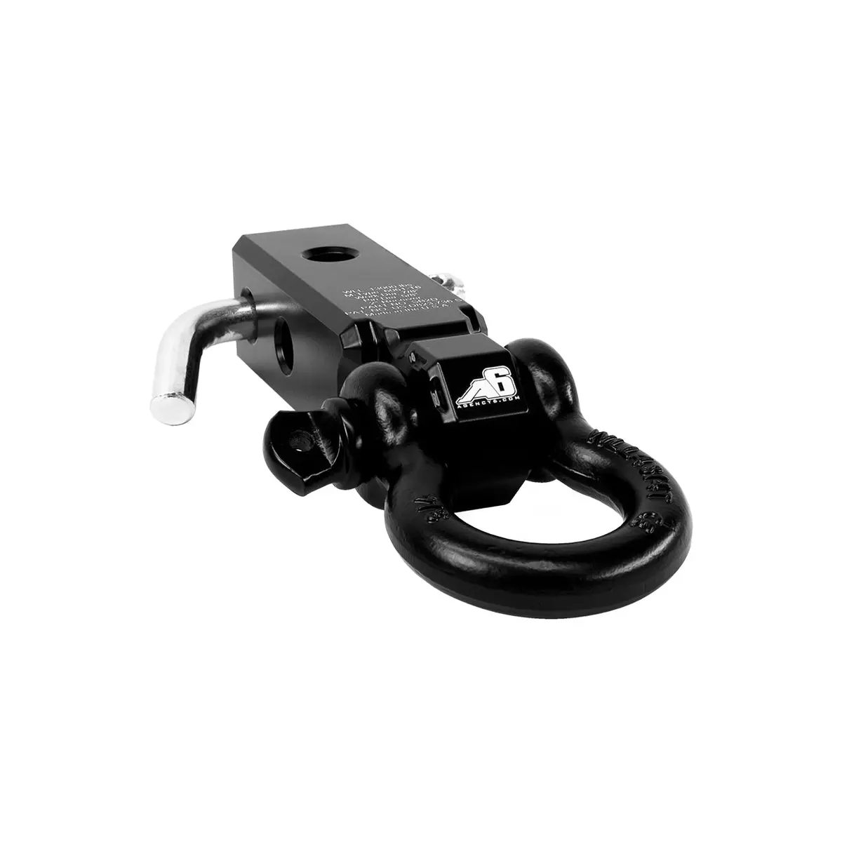 Shackle Block 2" Assembly - Black 1
