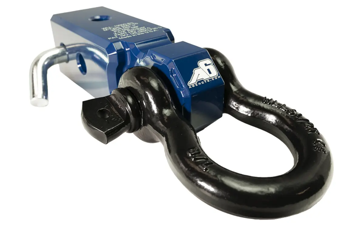 Shackle Block 2.5" Assembly - Blue 1