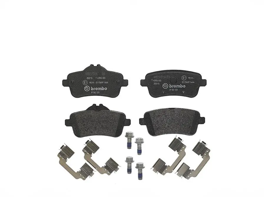 Brembo P50101 Low-Metallic Performance Brake Pad Set 1