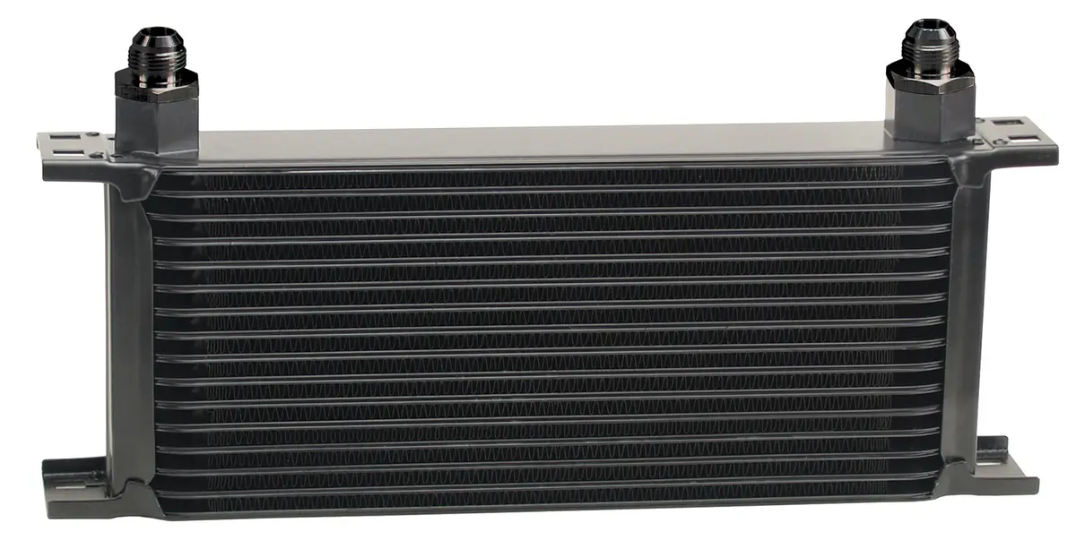 Derale 51608 16 Row Series 10000 Stack Plate Oil Fluid Cooler, -8An 1