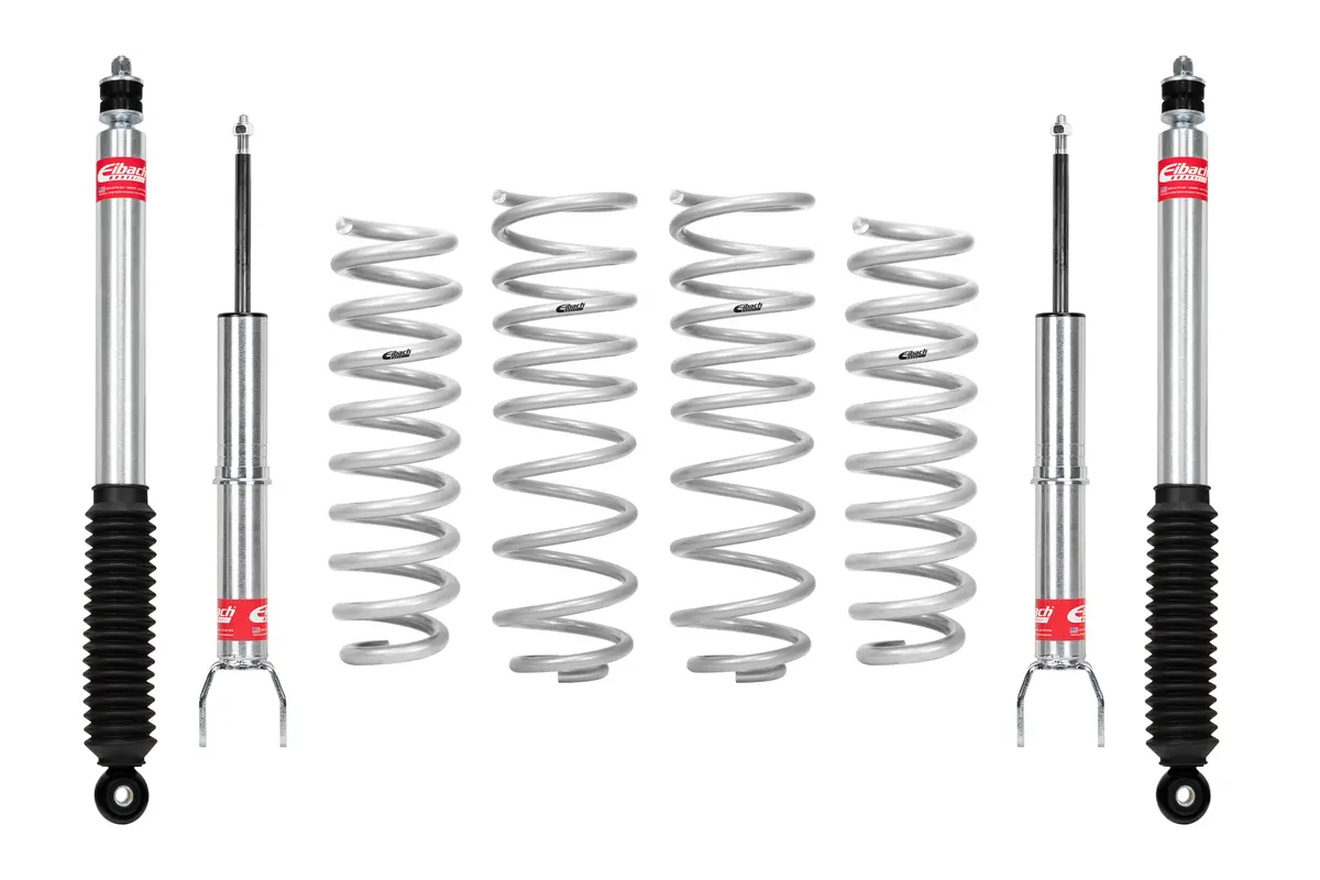 Eibach Springs E80-27-011-01-22 Set Of 4 Shocks + 2 Front Springs 1