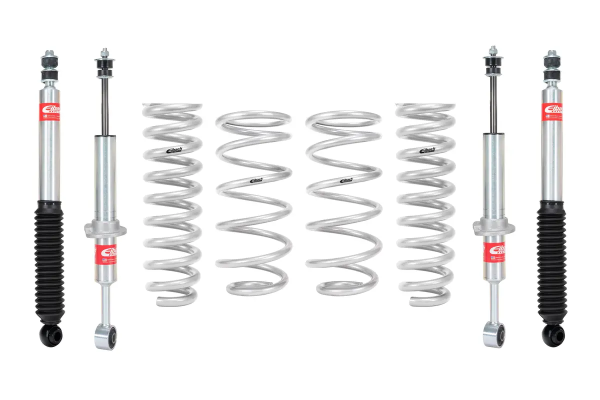 Eibach Springs E80-59-006-01-22 Set Of 4 Shocks + 2 Front Springs 1