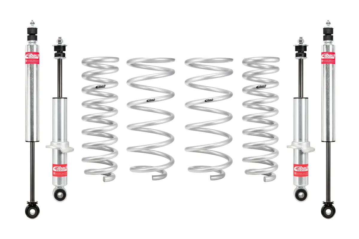 Eibach Springs E80-82-095-01-22 Set Of 4 Shocks + 2 Front Springs 1