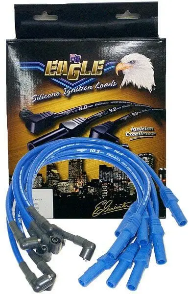 Eliminator Series Ii 10.5Mm Blue Ignition Wire Set – Over-Rocker-Cover Routing 1