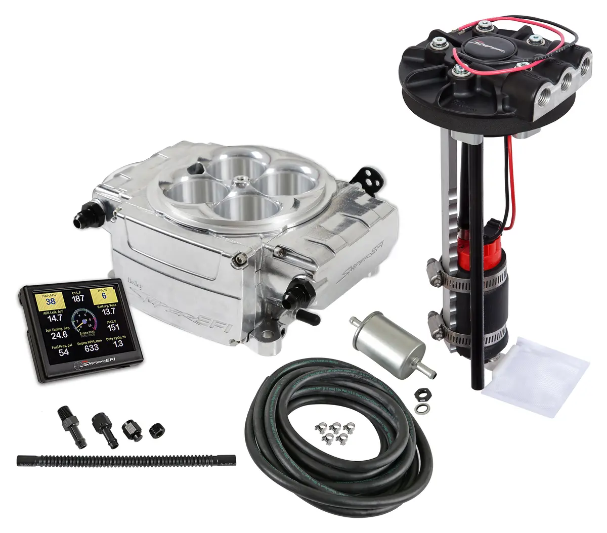 Holley Sniper Efi 550-510-3Xd Returnless Style Drop-In Module - Without Pdm - 3.5 In. Handheld 1