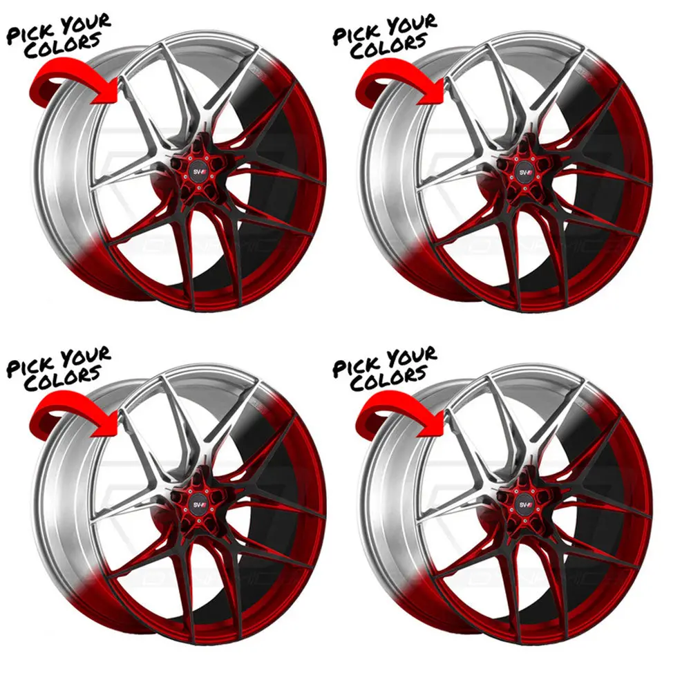 Savini Sv-F5 Forged Monoblock C8 Corvette Z06 20X10" Front 21X13" Rear Wheel And Tire Package 1