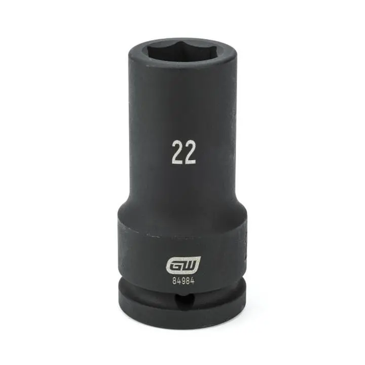 Gearwrench 84988 Impact-Grade Deep Socket Set – 1/2" Drive, Chrome Molybdenum Alloy 1