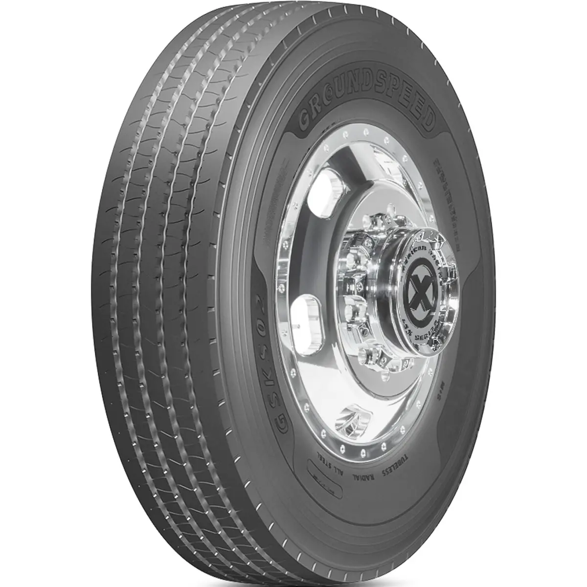 Set Of 8 Tires 295/75R22.5 Groundspeed Gsks02 Trailer 14 Ply 144/141L 1